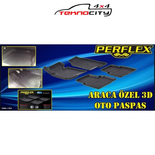 Mercedes W246 B Seri 3D TPE Kauçuk Paspas Perflex